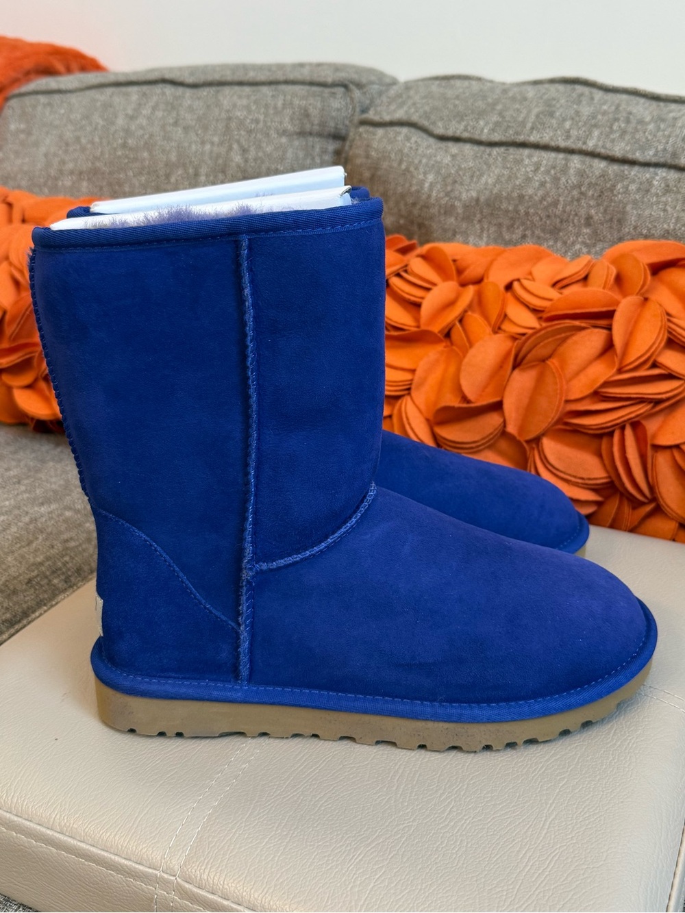 ❣️🆕UGG Women's Short Classic Boots in Deep Periwinkle Suede S/N 5825❣️ - Picture 2 of 11